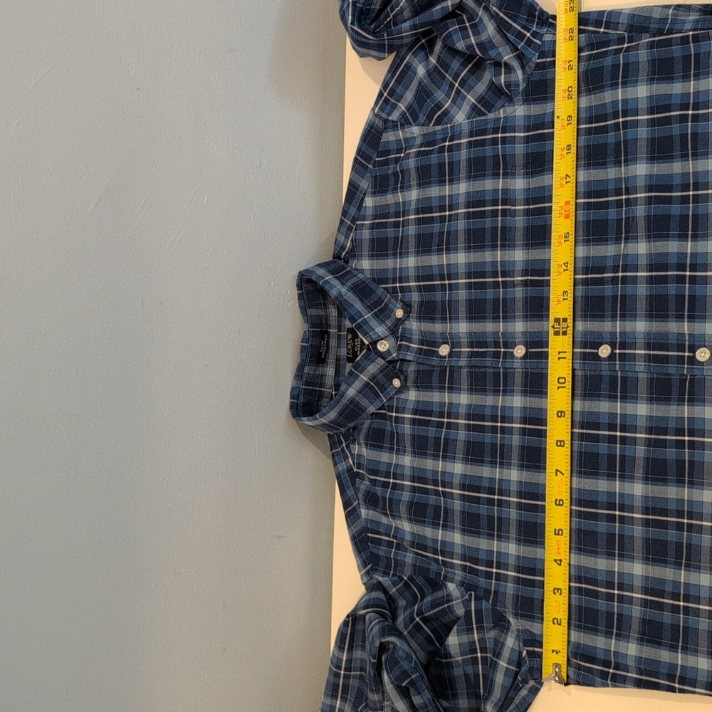 J. Crew Men's Large Slim Untucked Flex Washed Long Sleeve Shirt Style #BI051 - Picture 10 of 15